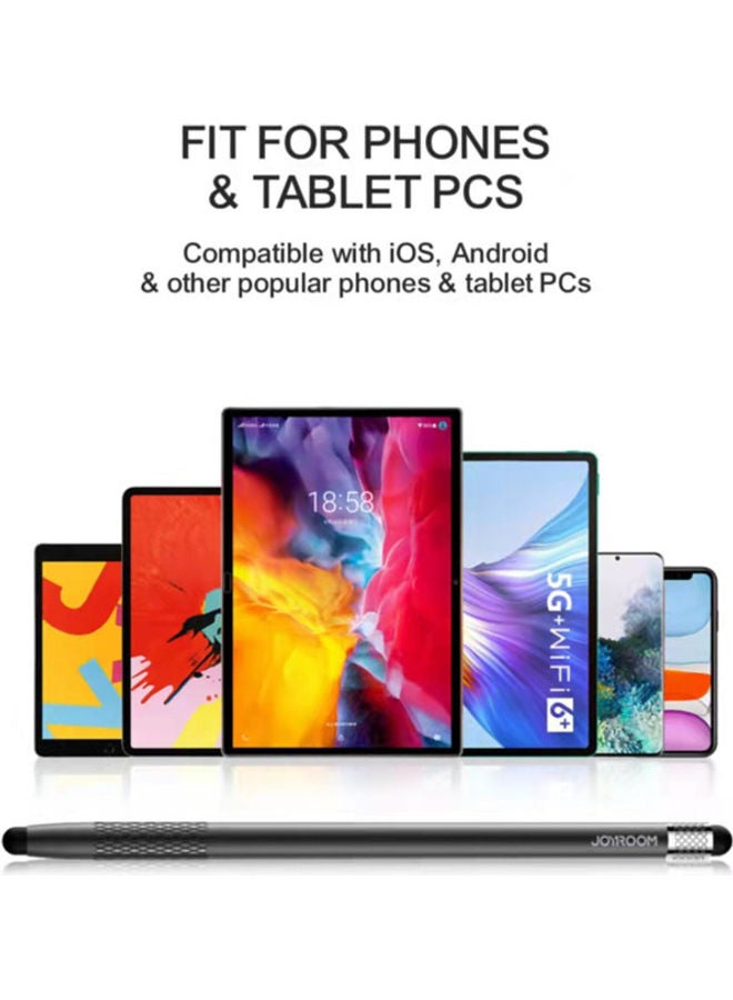 JOYROOM Passive Capacitive Soft Touch Stylus pens for touch screens  Pen For iPad & iPhones Black - Image 5