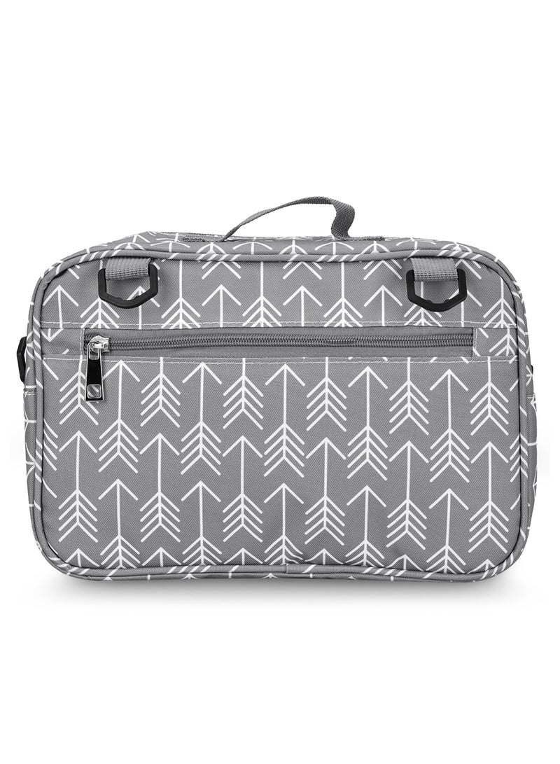 Little Story Baby Diaper Changing Clutch Kit - Melange Grey Melange Grey  - Image 3