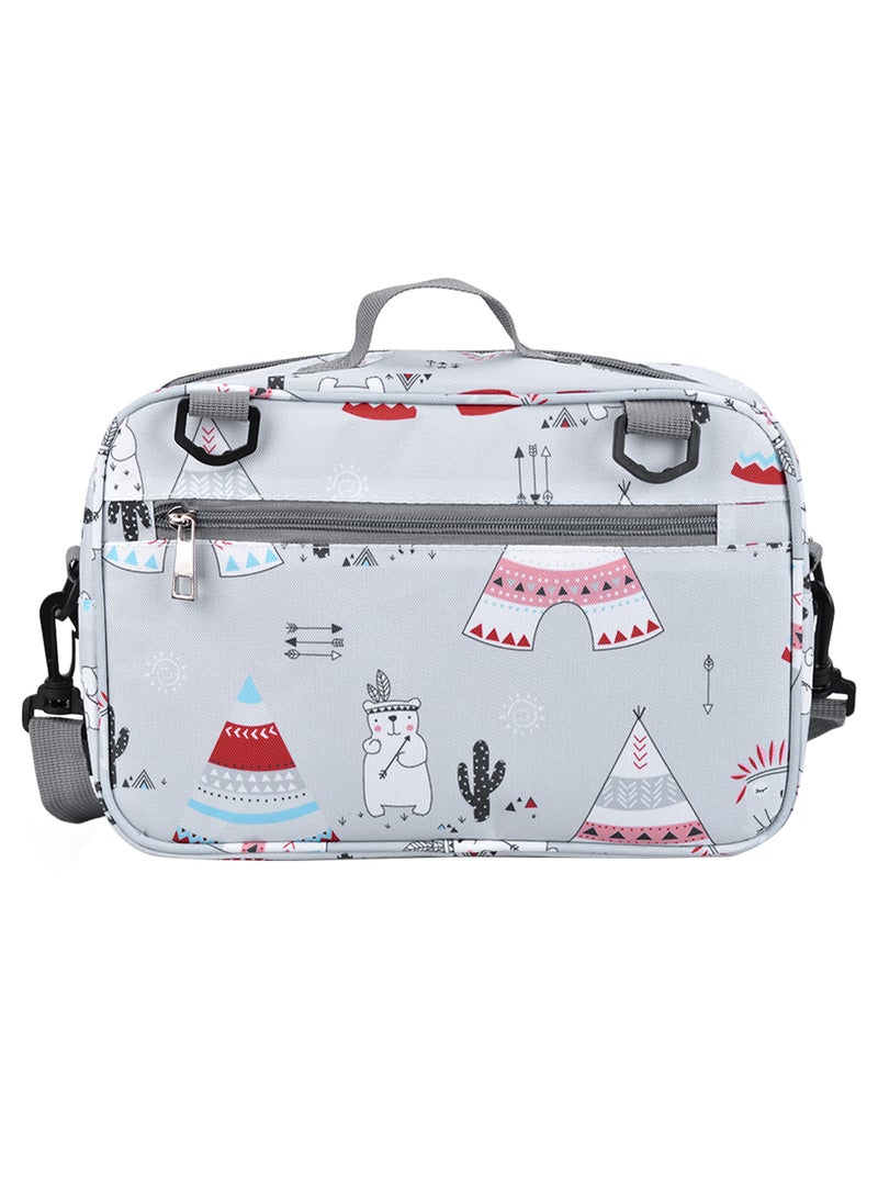Little Story Baby Diaper Changing Clutch Kit - Polar Bear Grey Polar Bear grey  - Image 3