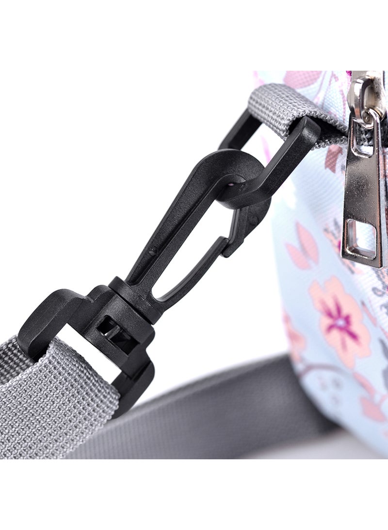 Little Story Baby Diaper Changing Clutch Kit - Floral Grey Floral Grey  - Image 4