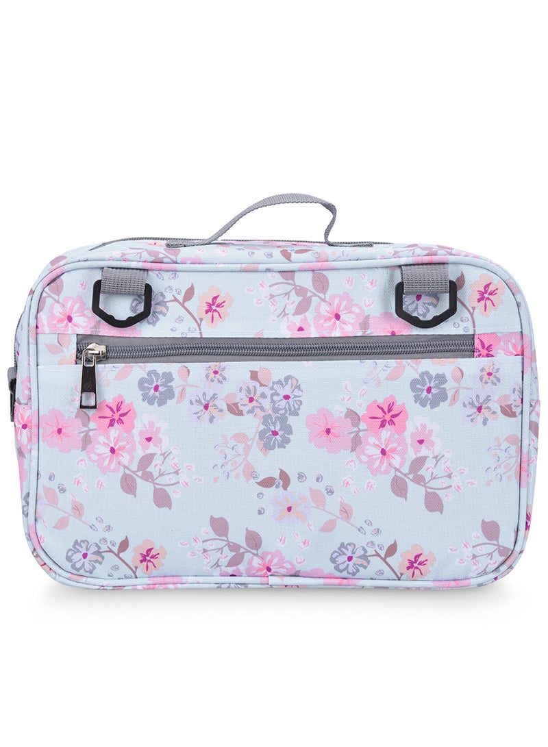 Little Story Baby Diaper Changing Clutch Kit - Floral Grey Floral Grey  - Image 3