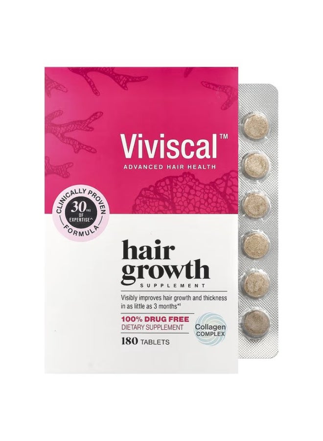 Viviscal hair growth SUPPLEMENT Program Extra Strength 60 Tabs - Image 1