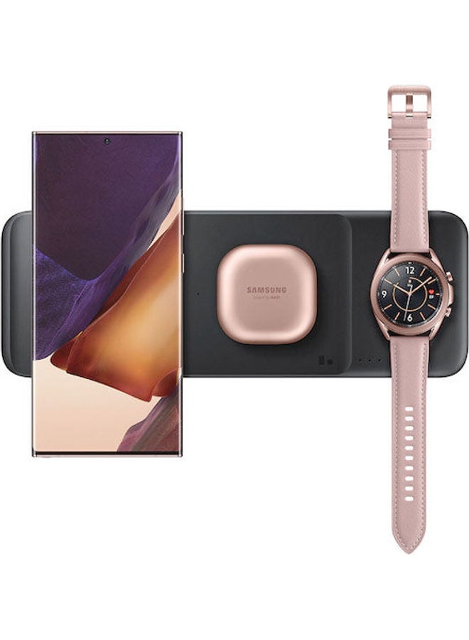 سامسونج شاحن لاسلكي ثلاثي بباد بقدرة 9 وات أسود - Image 3