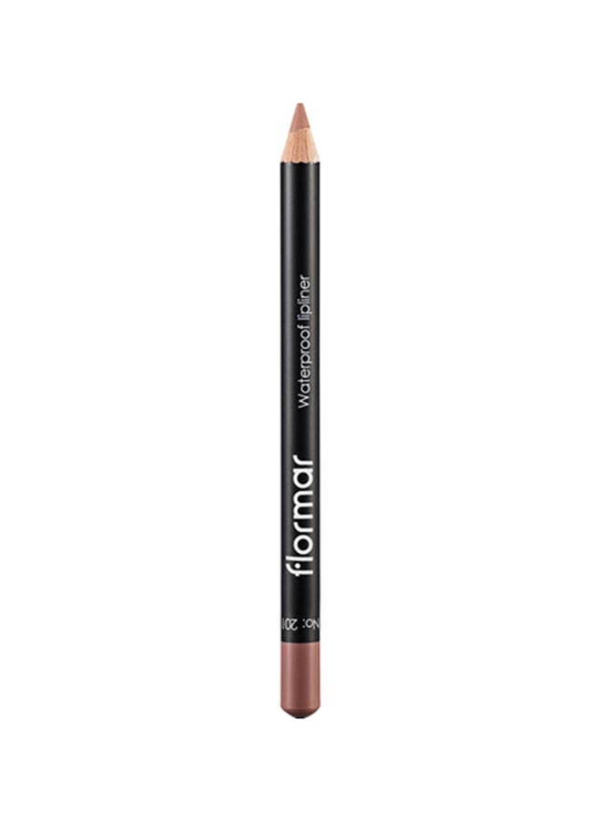 flormar Waterproof  Lipliner Pencil 201 Naturally Nude