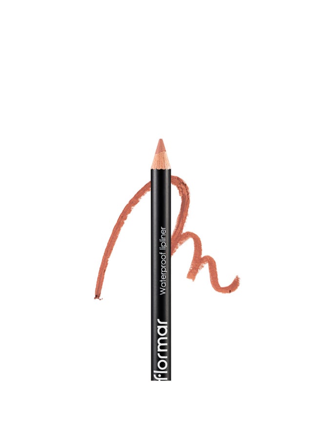 flormar Waterproof  Lipliner Pencil 201 Naturally Nude - Image 4