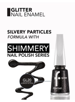 Glitter Nail Enamel GL20 Black Glitter - pnsku/N51670132A/45/_/1733209427/685209f8-d971-4244-951b-856835f0cbe3