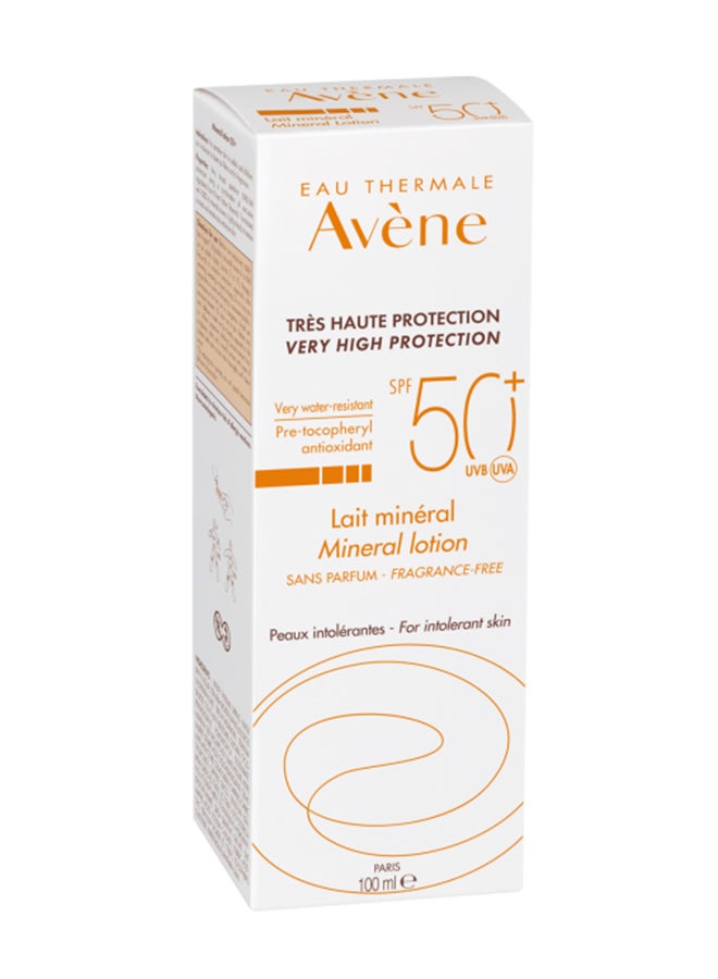 Avene - Mineral Lotion Spf50+ White 100ml - Image 1