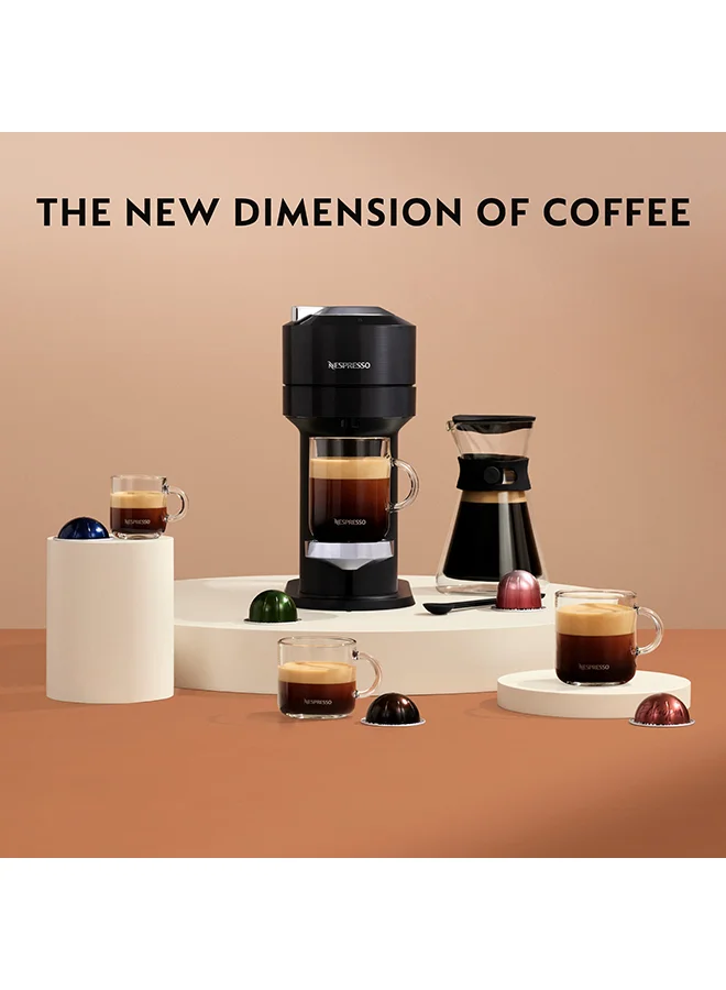 Nespresso Nespresso Vertuo Next Black, Coffee Machine 1 L 1500 W GCV1-GB-BK-NE Black
