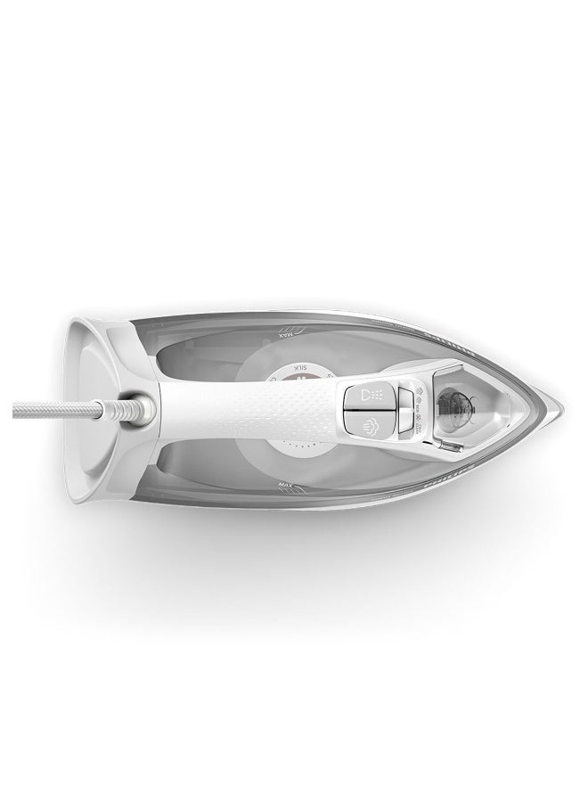 فيليبس جهاز كي بالبخار سلسلة 5000 - 40 جرام/دقيقة بخار مستمر، 320 ml 2400 W DST5010/16 رمادي/ أبيض - Image 2