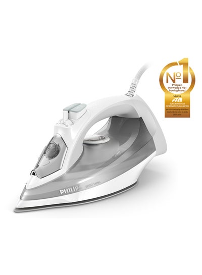 Philips 5000 Seires Steam Iron - 2400W, 160g Steam Boost, SteamGlide Plus, Grey - DST5010/16 320 ml 2400 W DST5010/16 Grey/White