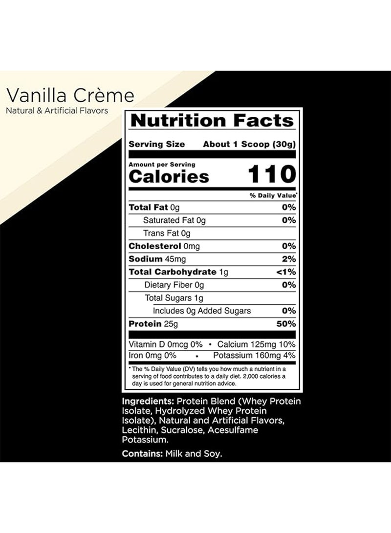 Rule 1 Protein - Rule 1 Plant Protein 100% Plant Based Protein Naturally Flavored Formula Vegan Vanilla Crème Protein Powder Drink Mix 580G - Image 1