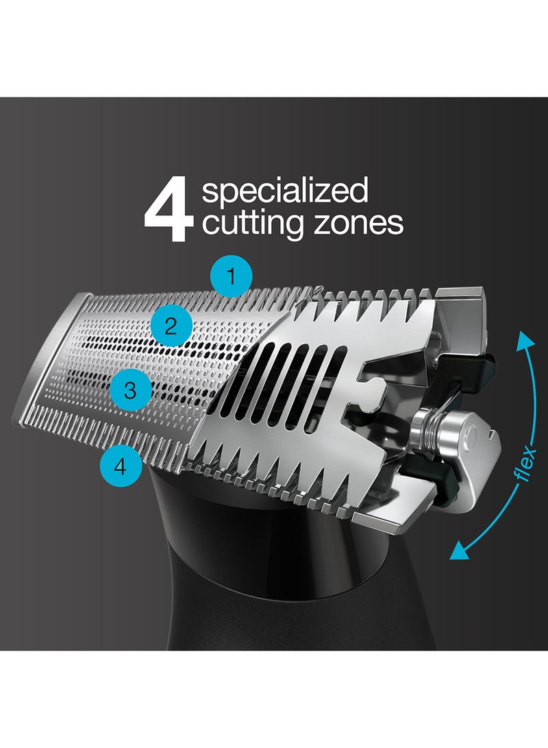 Braun Series XT5 – Beard Trimmer, Shaver and Electric Razor for Men, Body Grooming Kit for Manscaping, Durable One Blade, One Tool for Stubble, Hair, Groin, Underarms, XT5100 Black/Silver - Image 5