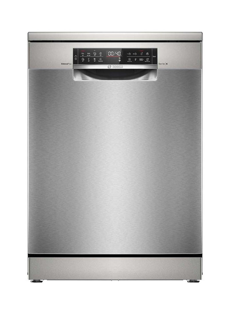 BOSCH Freestanding Dishwasher, 60 cm, with Flexible Loading, Silence Plus, HygienePlus Option SMS6ECI38M Silver  - Image 1