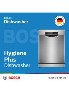 BOSCH Freestanding Dishwasher, 60 cm, with Flexible Loading, Silence Plus, HygienePlus Option SMS6ECI38M Silver  - Image 2