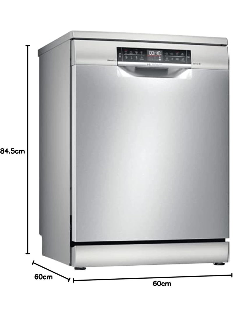 BOSCH Freestanding Dishwasher, 60 cm, with Flexible Loading, Silence Plus, HygienePlus Option SMS6ECI38M Silver  - Image 2