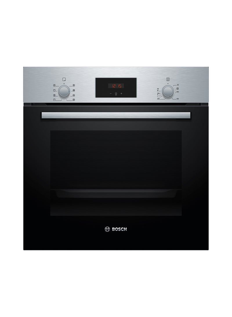 BOSCH Built-In Oven with Top/Bottom Heat and Cleaning Assistance, 60 cm HBF113BR0M Stainless Steel - Image 1