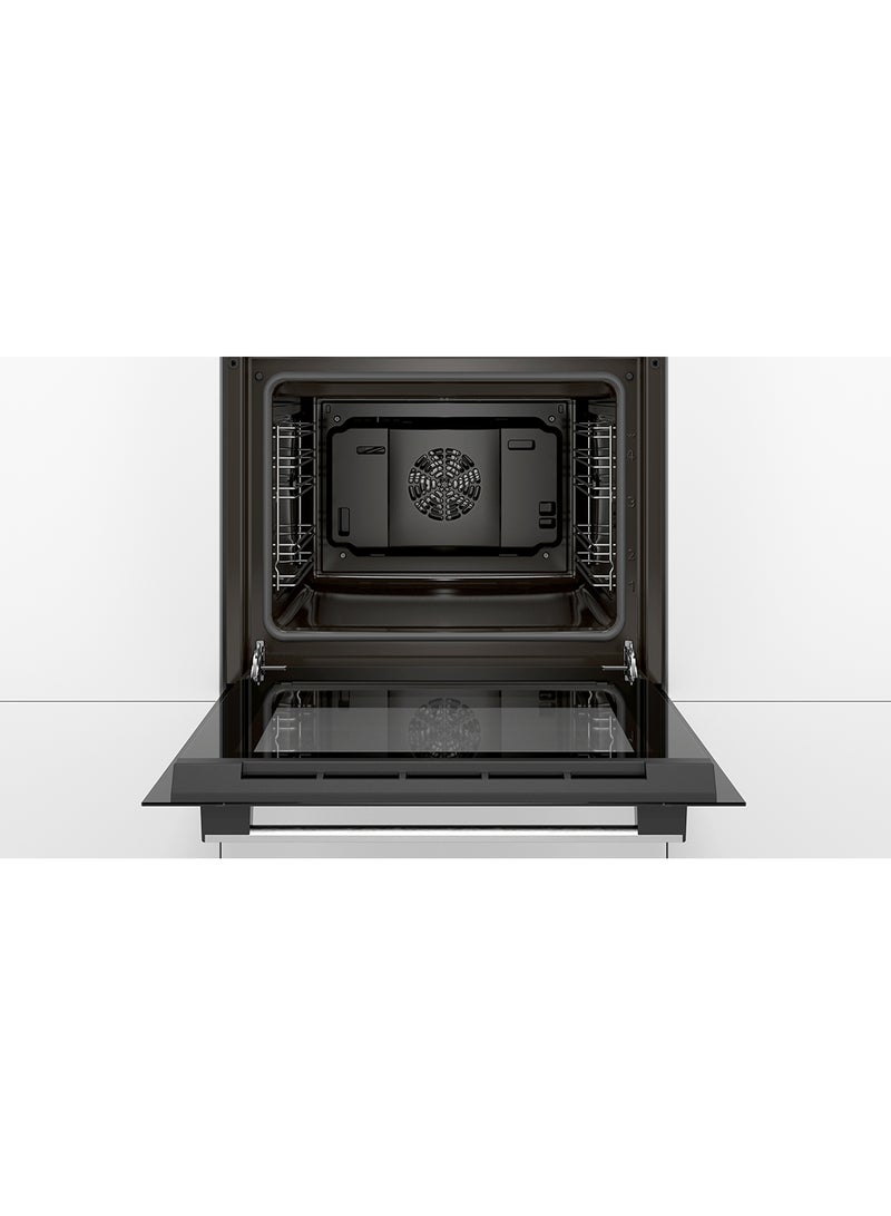BOSCH Built-In Oven with Top/Bottom Heat and Cleaning Assistance, 60 cm HBF113BR0M Stainless Steel - Image 2