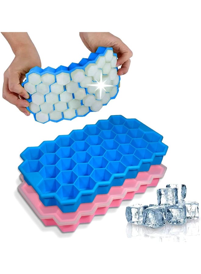 Professional Chef 37-Slot Honeycomb Shape Ice Cube Tray Multicolour 20.5 x 12 x 2.5cm  - Image 1