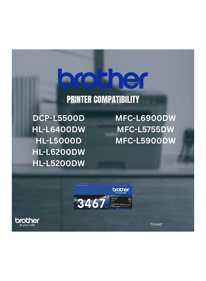 brother Ink Cartridge  TN-3467 - Black  - Image 2