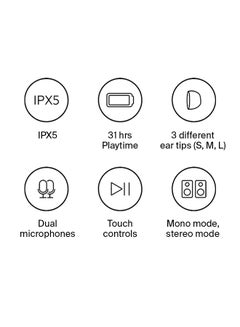 belkin Belkin Wireless Earbuds, Soundform Rise True Wireless Bluetooth 5.2 Earphones With Wireless Charging, Ipx5 Sweat And Water Resistant, With Deep Bass For Iphone, Galaxy, Pixel And More - Black Black  - Image 3