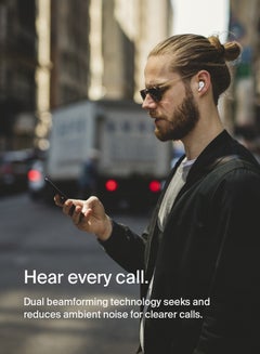 belkin Belkin Wireless Earbuds, SoundForm Rise True Wireless Bluetooth 5.2 Earphones with Wireless Charging, IPX5 Sweat and Water Resistant, With Deep Bass for iPhone, Galaxy, Pixel and More - White White  - Image 4