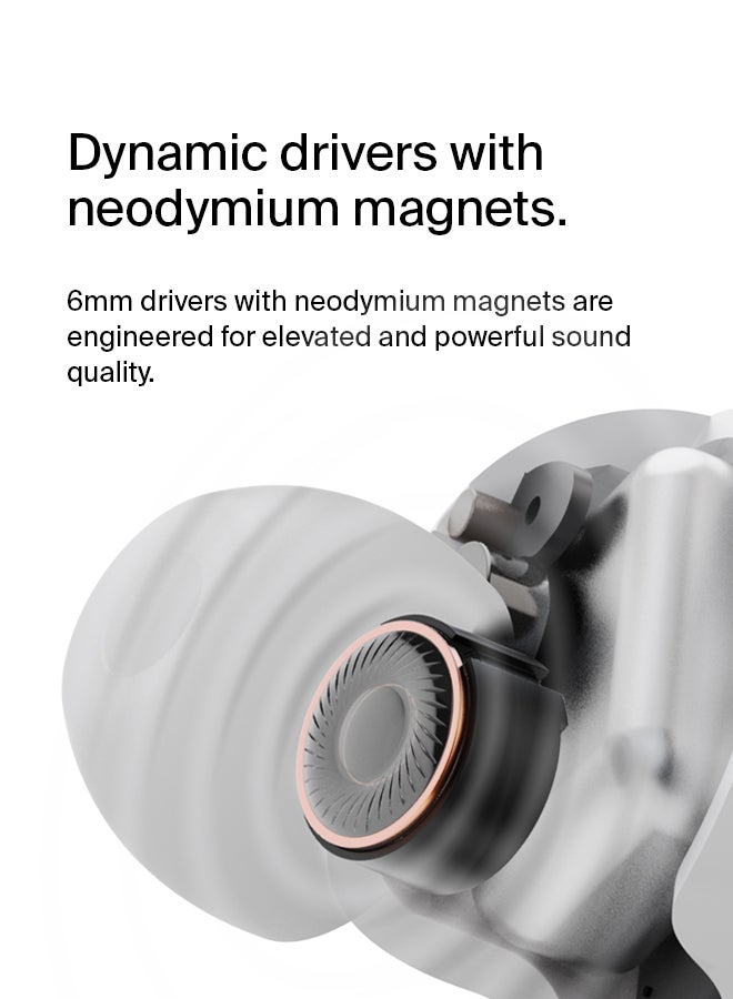 belkin - Belkin Wireless Earbuds, SoundForm Rise True Wireless Bluetooth 5.2 Earphones with Wireless Charging, IPX5 Sweat and Water Resistant, With Deep Bass for iPhone, Galaxy, Pixel and More - White White - Image 1