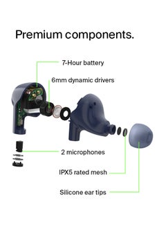 belkin Belkin Wireless Earbuds, Soundform Rise True Wireless Bluetooth 5.2  Earphones With Wireless Charging Ipx5 Sweat And Water Resistant With Deep Bass For Iphone, Galaxy, Pixel And More - Blue Blue  - Image 2