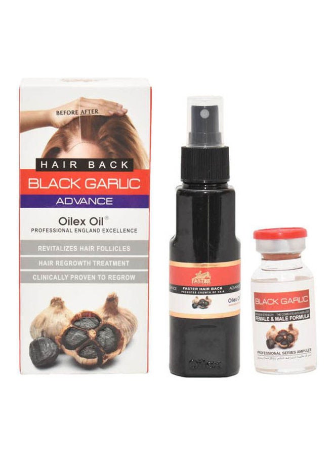 Faster Advance Oil Hair Back - 1 Piece - Black Garlic Multicolour 100ml - Image 1