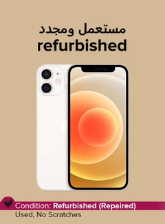 أبل Refurbished - iPhone 12 Mini With Facetime 64GB White 5G  - Image 1