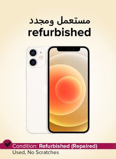 Refurbished - iPhone 12 128GB White 5G With Facetime - International Version