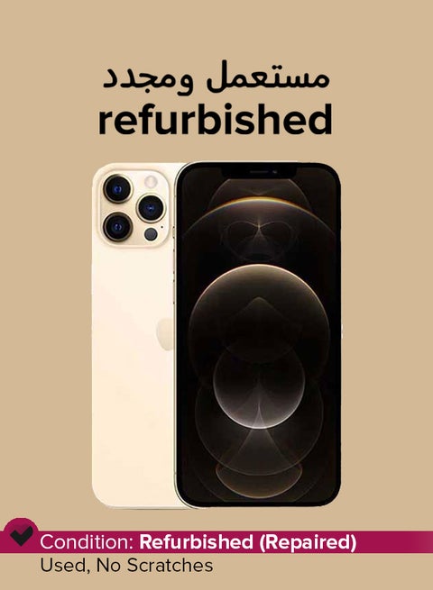 Refurbished - iPhone 12 Pro Max 512GB Gold 5G With Facetime - International Version