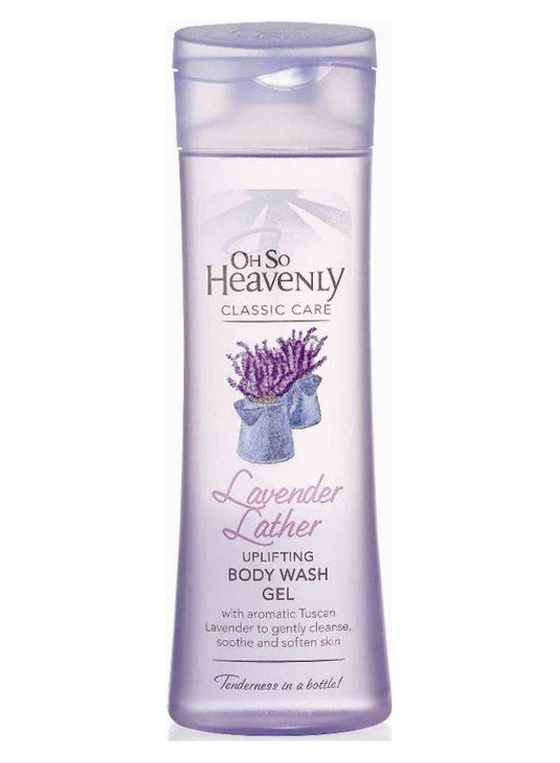 OH SO Heavenly Classic Care Lavender Lather Body Wash Gel 375ml