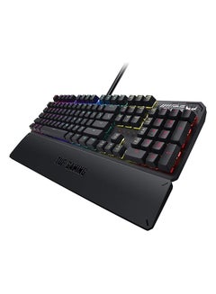 أسوس RA05 TUF K3 USB Highly Durable Mechanical Gaming Keyboard for PC, Programmable Onboard Memory, Dedicated Media Controls, Aura Sync RGB Lighting, Detachable Magnetic Wrist Rest  - Image 2
