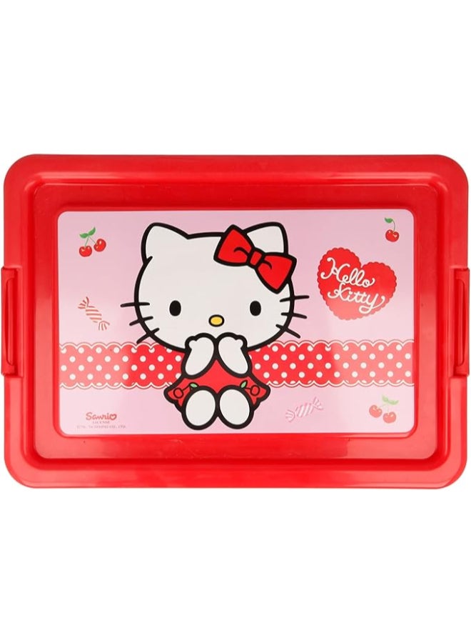 Sanrio - Hello Kitty Cherry Jam Plastic Storage Container Multicolour 3.7Liters - Image 1