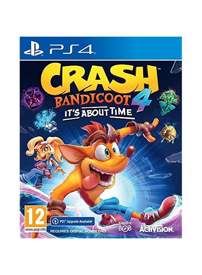 لعبة الفيديو "Crash Bandicoot 4: It's About Time" - الأكشن والتصويب - بلاي ستيشن 4 (PS4) - pnsku/N51799064A/45/_/1698232578/ad061b64-4c52-430e-a6ca-65394379713c