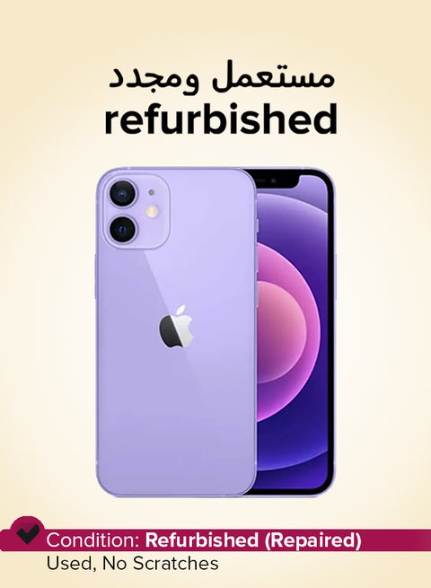 Refurbished- iPhone 12 Mini With Facetime 256GB Purple 5G