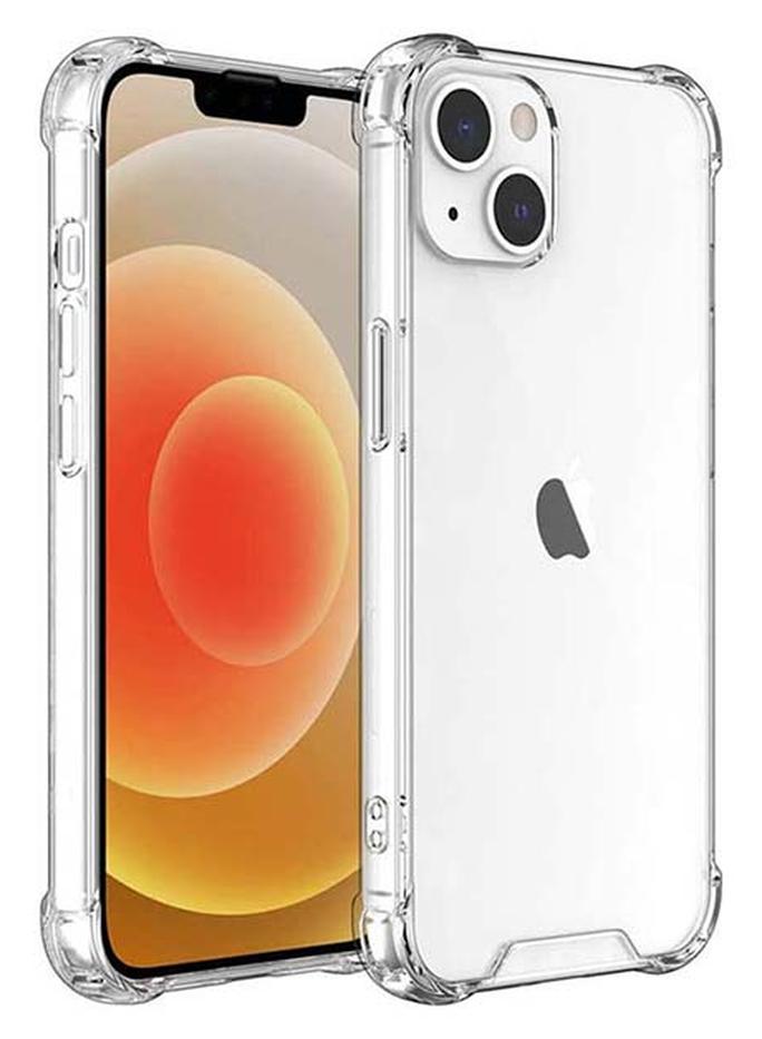 TPU Protective Case with 4 Corners Bumper For iPhone 13 6.1 inch Clear - Image 1