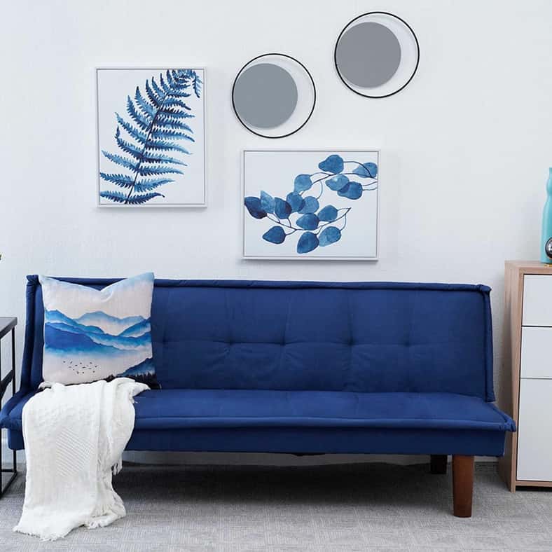 Pan Home CALDO SOFA BED Blue 160x87x69cm - Image 2