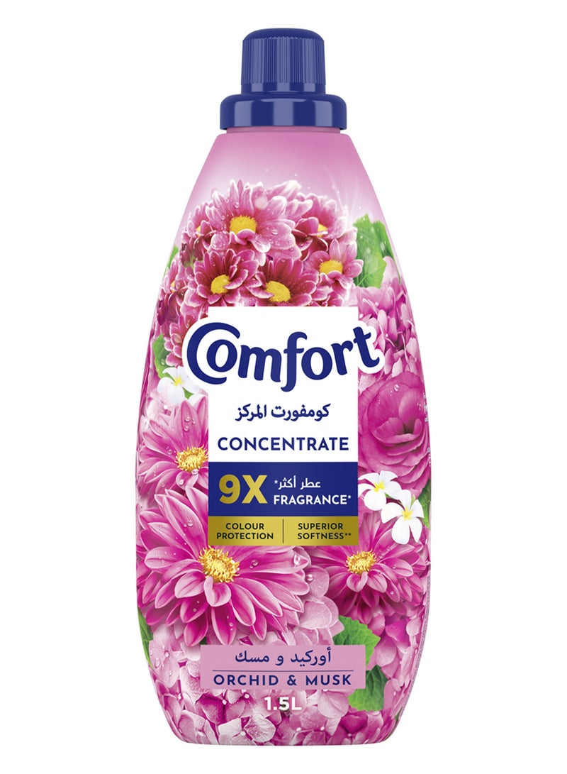 Comfort Concentrated Fabric Softener Orchid & Musk, 1L Black - Image 1