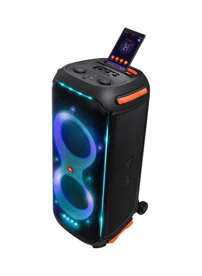 جي بي إل مكبر صوت Partybox 710 Party مع صوت قوي بقدرة 800 واط Rms - أضواء مدمجة - مقاومة لرذاذ الماء - مدخلات الجيتار والميكروفون أسود أسود - Image 5