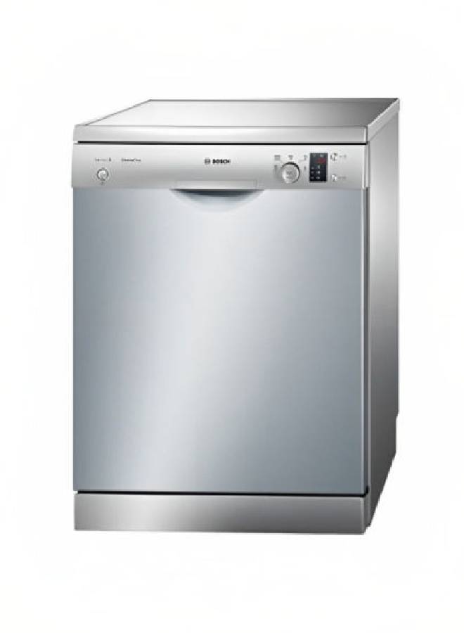 بوش غسالة أطباق سلسلة 2 قائمة بذاتها، 12 مكان، 60 سم، إينوكس فضي 1.45 kW SMS25AI00V ستانلس ستيل، مطلي - Image 1