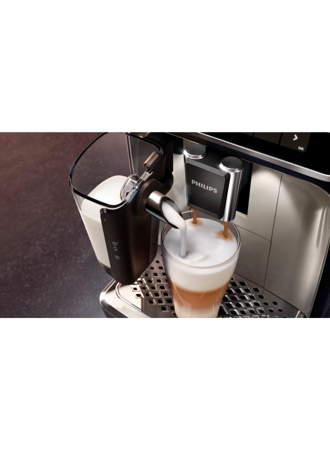 Philips 5400 Series  Fully Automatic Espresso Machine 1.8 L 1500 W EP5447/90 Deep Black Matte/Silver Chrome 1.8 L 1500 W EP5447/90 Deep Black Matte/Silver Chrome - Image 4