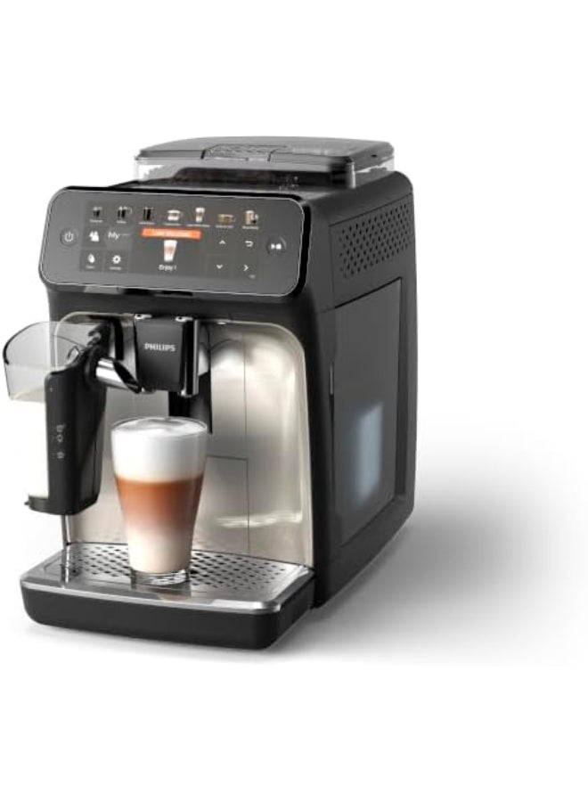 Philips 5400 Series  Fully Automatic Espresso Machine 1.8 L 1500 W EP5447/90 Deep Black Matte/Silver Chrome 1.8 L 1500 W EP5447/90 Deep Black Matte/Silver Chrome - Image 2