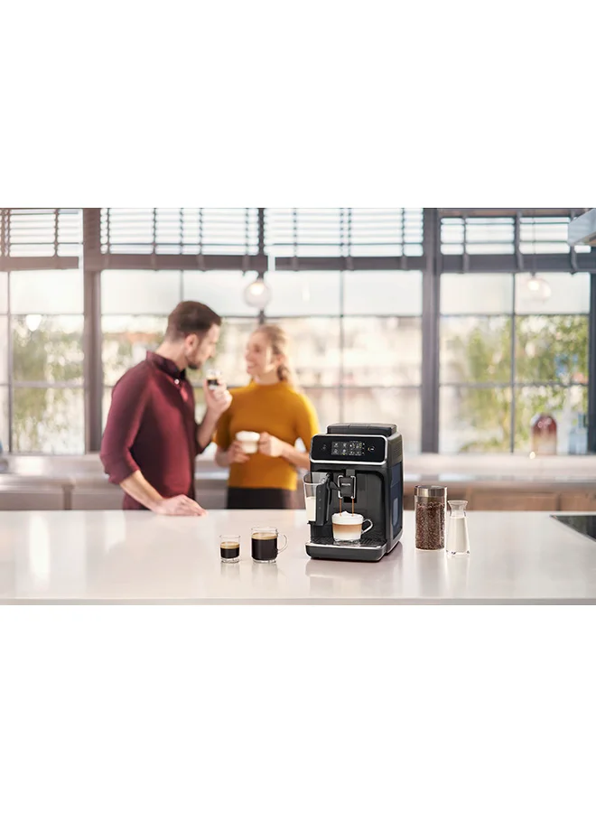 Philips Fully Automatic Espresso Machine Series 2200 - 3 Beverages, LatteGo Technology, Touch Display, 1.8 L 1500 W EP2231/43 Black