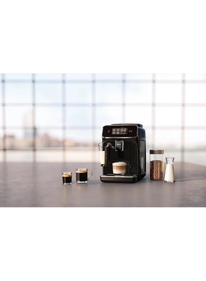 Philips Fully Automatic Espresso Machine Series 2200 - 3 Beverages, LatteGo Technology, Touch Display, 1.8 L 1500 W EP2231/43 Black