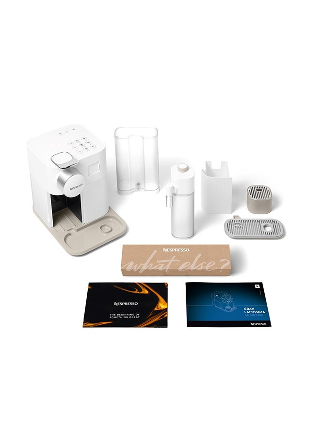 Nespresso - Nespresso Original Gran Lattissima White, Coffee Machine 1.3 L 1400 W F531-ME-WH-NE White - Image 1