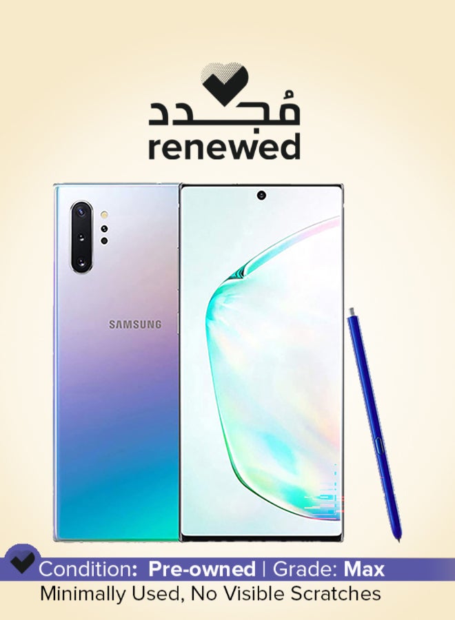سامسونج Renewed - Galaxy Note 10 Plus Dual SIM Aura Glow 12GB RAM 256GB 5G LTE - International Version - Image 1