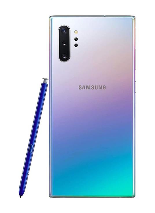 سامسونج Renewed - Galaxy Note 10 Plus Dual SIM Aura Glow 12GB RAM 256GB 5G LTE - International Version - Image 3