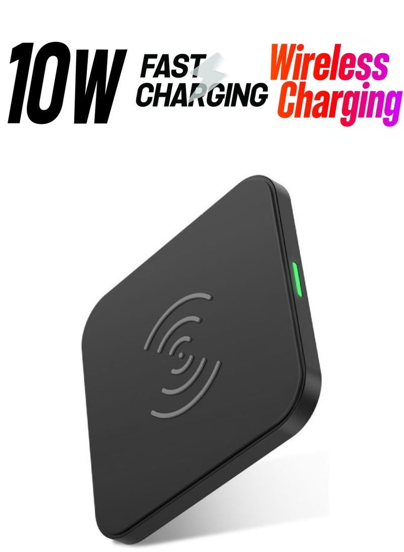 CHOETECH Fast Wireless Charging Pad 10W Black - Image 1