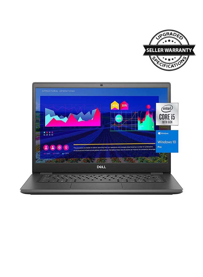 DELL - Latitude 3410 Business And Professional (Upgraded Version) Laptop With 14-Inch HD Display, Core i5-10210U Processer/16GB RAM/512GB SSD/Intel UHD Graphics 620 English grey - Image 1